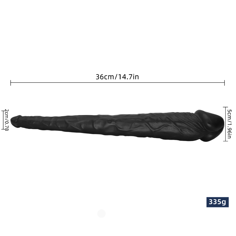 Soft Cover Dildo Double Head for Lesbian Massage Stick Strap Dildos