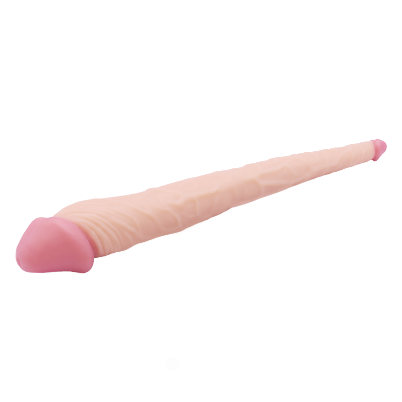 Soft Cover Dildo Double Head for Lesbian Massage Stick Strap Dildos
