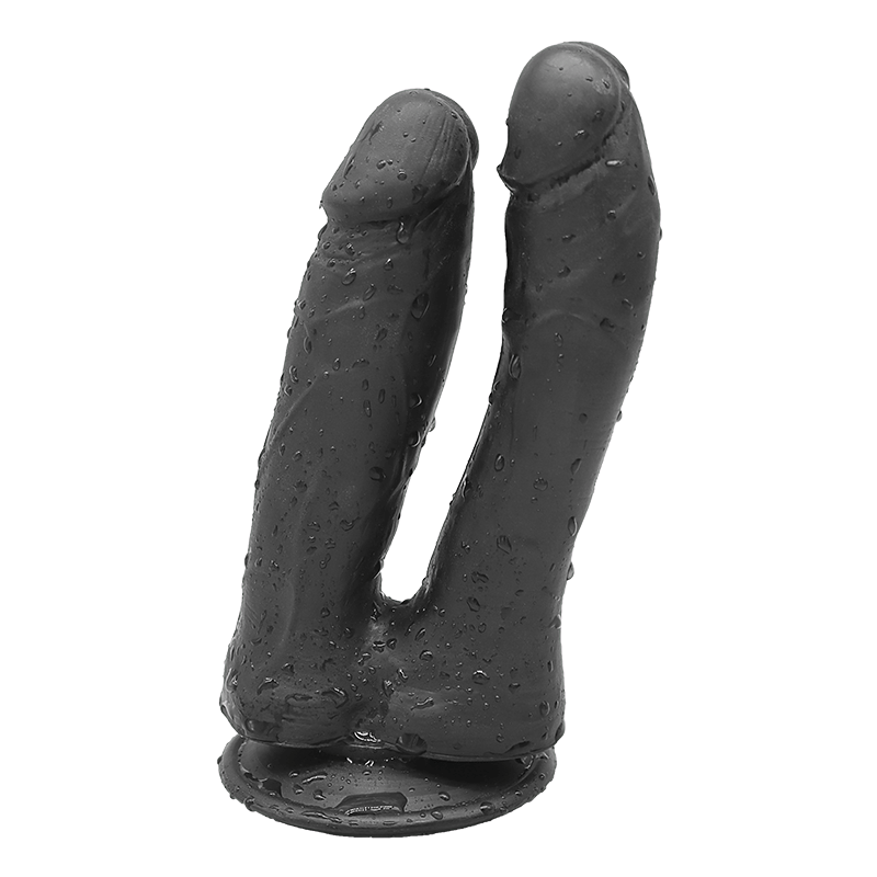 Super Soft PVC Realistic Two Heads Dildo Suction Cup Strap On Dildo Real Skin Double Penetration Dildo For Women Sex Toys
