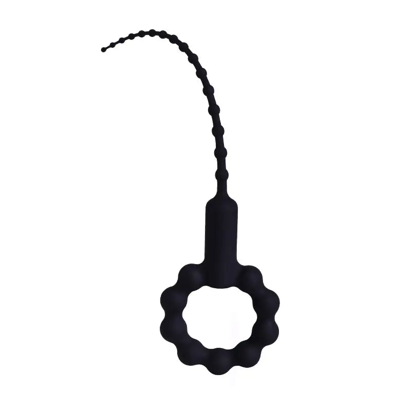Black Soft Silicone urethral plug Horse Eye Stick Electric Stimulation Glans Urethra Male Masturbation Urethral Vibrator