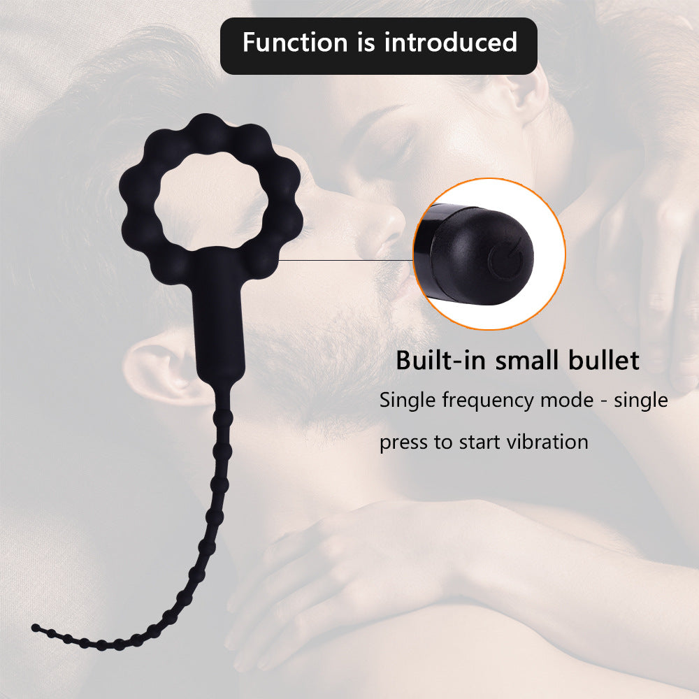 Black Soft Silicone urethral plug Horse Eye Stick Electric Stimulation Glans Urethra Male Masturbation Urethral Vibrator