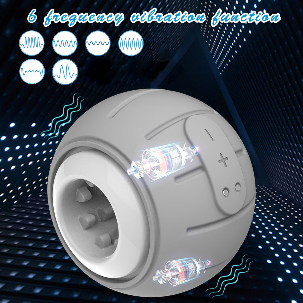 Men's Masturbation Cup Massager Manual 10 frequency vibration aircraft cup toys for adults