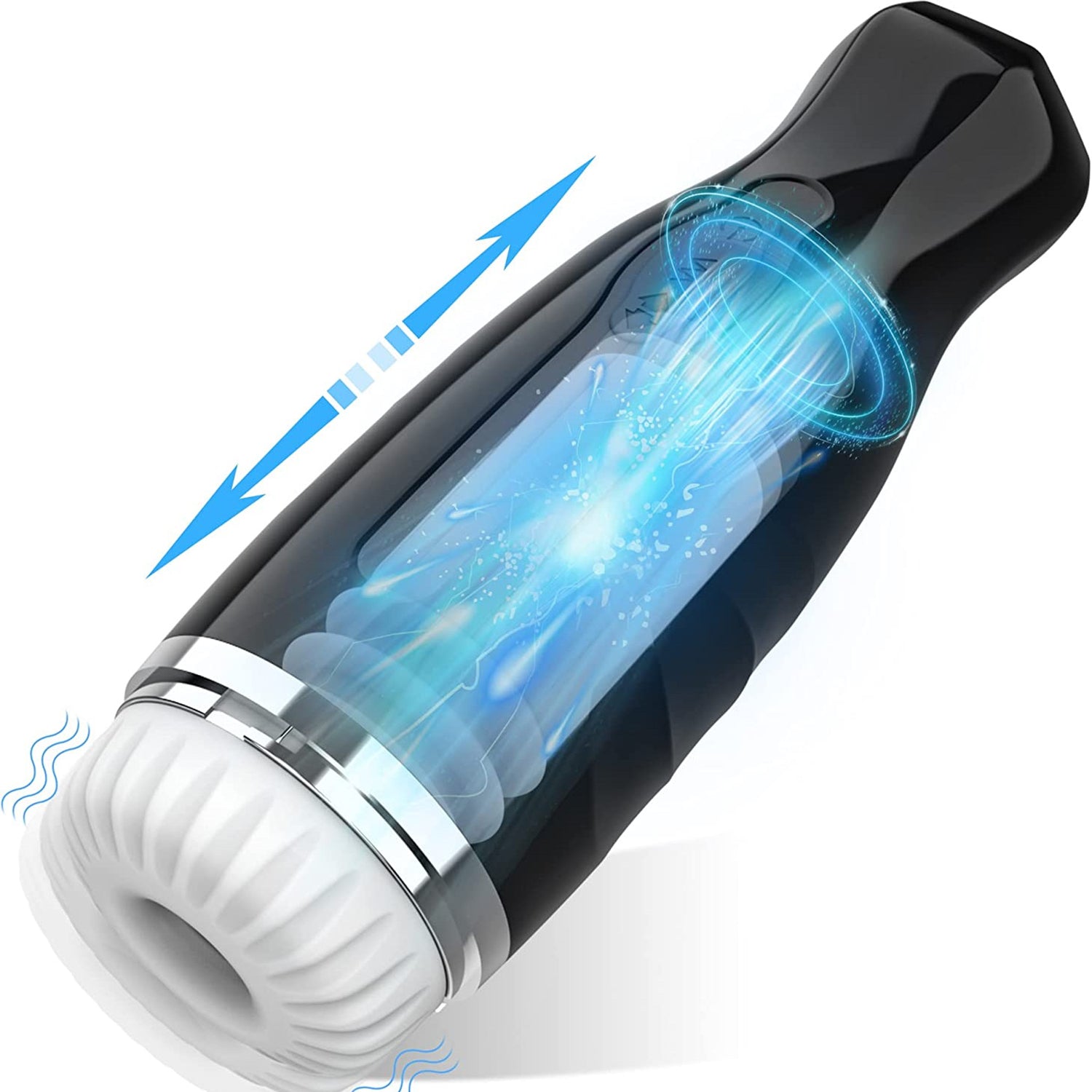 Male Pulse Massage Masturbation Cup Telescopic Rotating Masturbator Automatic Vibration Pocket Cup For Man