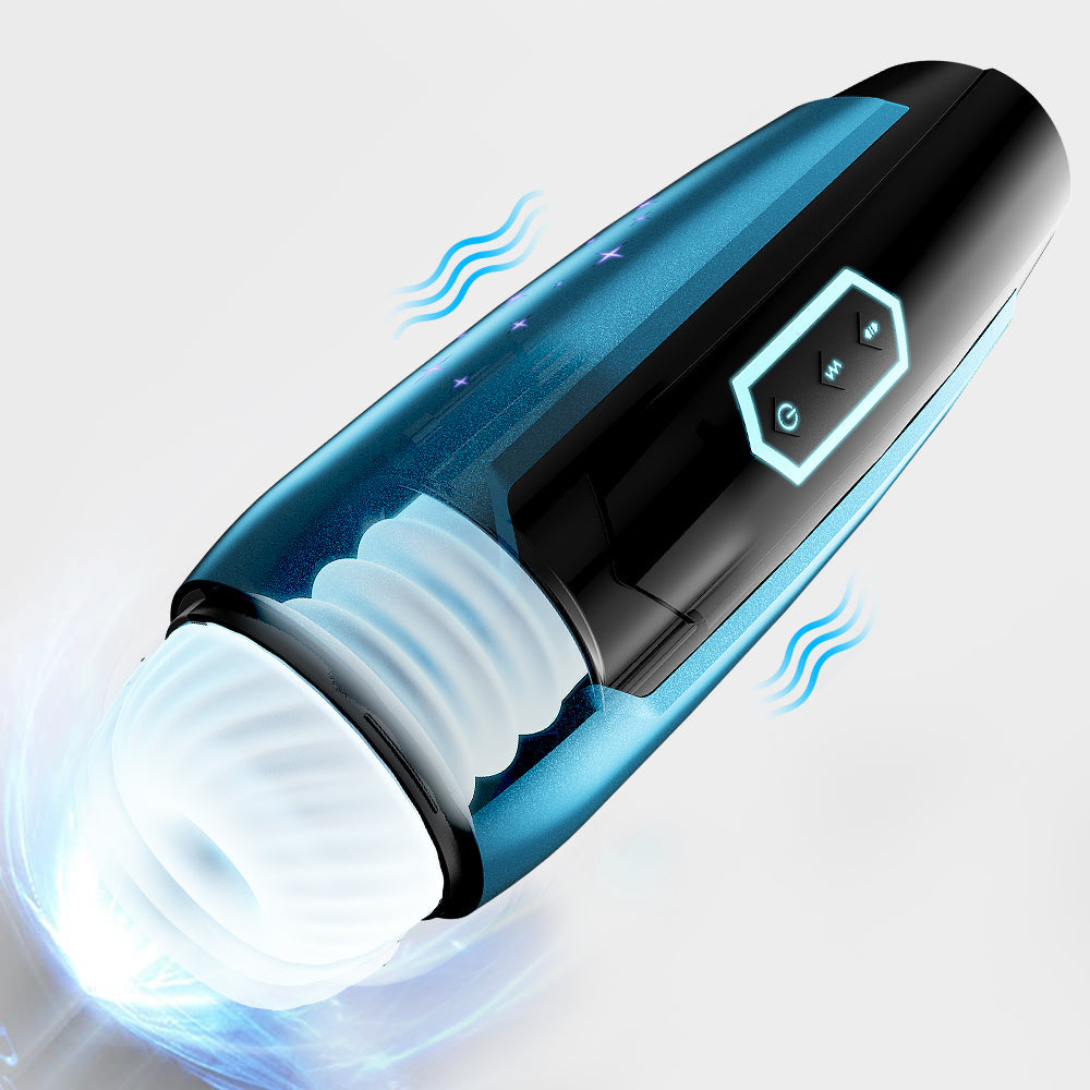men's airplane cup Masturbator Space capsule Two in one Telescopic vibration male aircraft cup