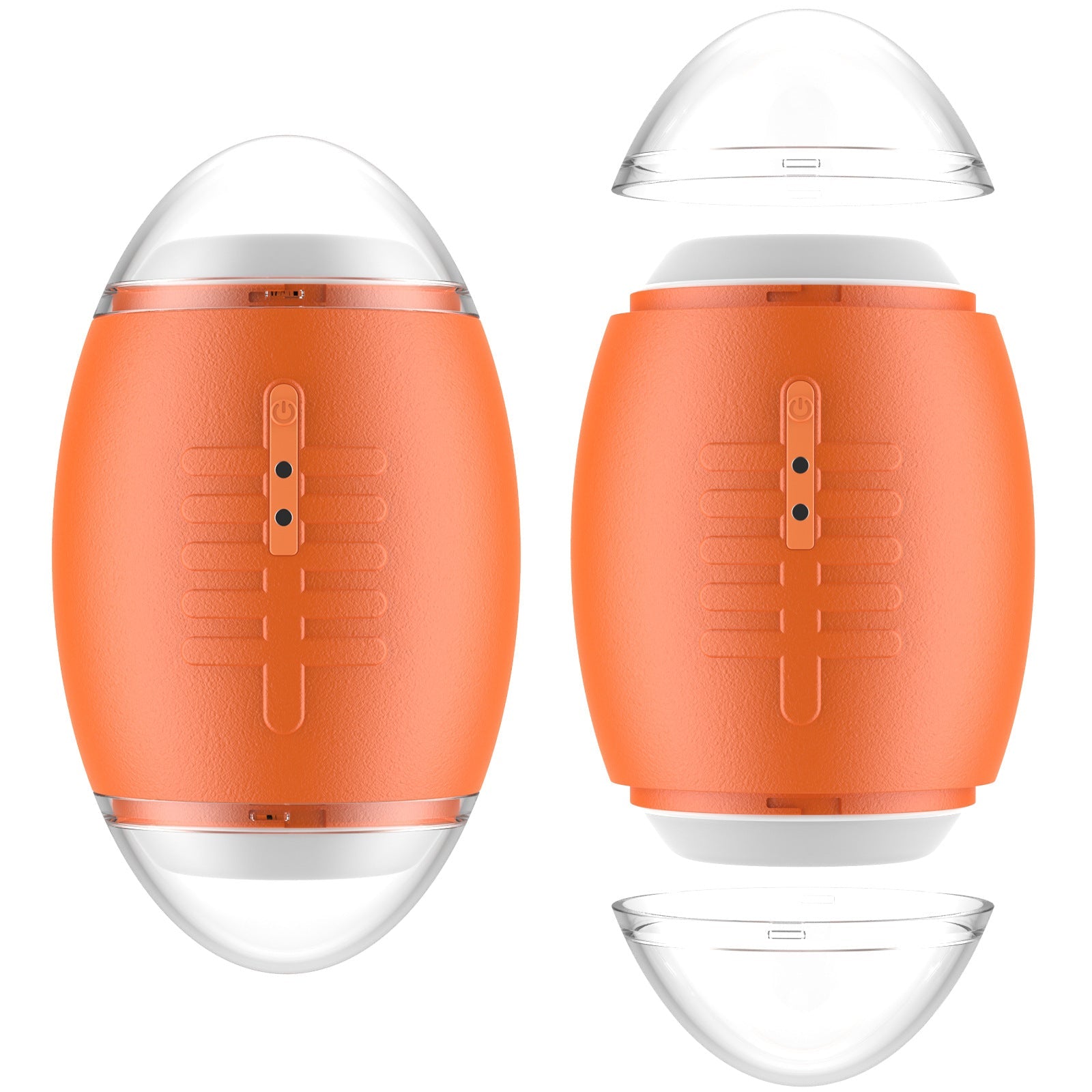 Male Masturbator Cup Crystal Open-Ended Stroker with Bump Balls Textu Vibrator Rotation masturbating device for men