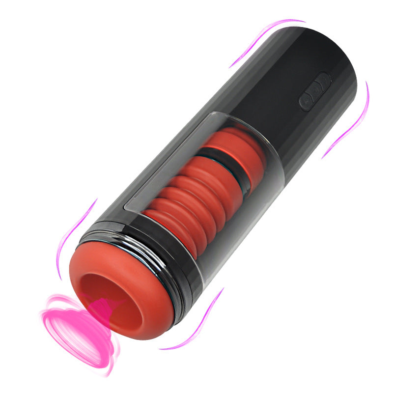 Hot selling Men's Automatic Intelligent 7-Frequency Spiral Telescopic Vibration Masturbation Device Airplane Cup Adult Sex Toys