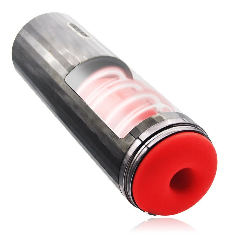 Hot selling Men's Automatic Intelligent 7-Frequency Spiral Telescopic Vibration Masturbation Device Airplane Cup Adult Sex Toys