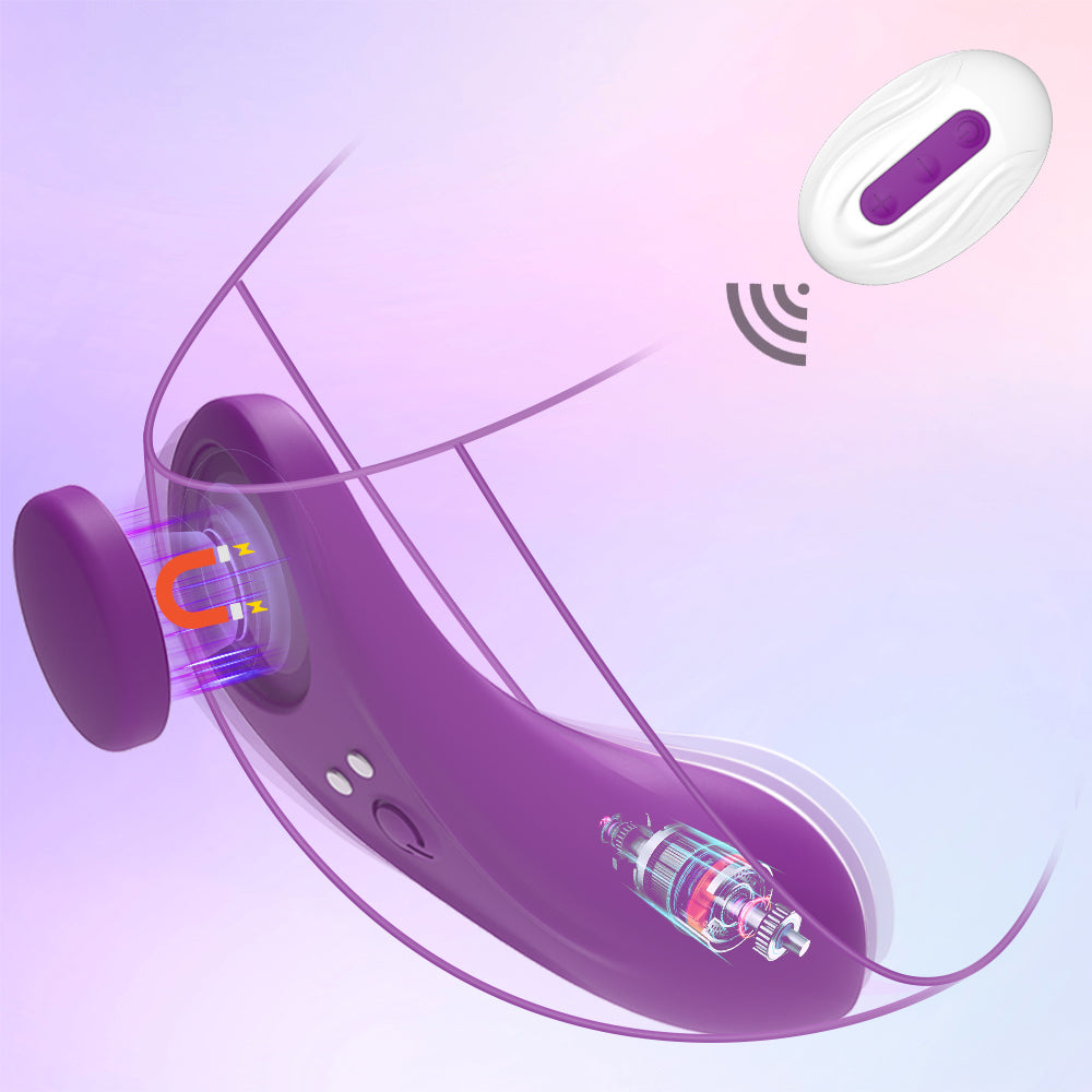 Mini Vibrators for Women Female Sex Toy with Upgraded Magnetic Clip Non-Slip Panty Vibrator for Outdoor Pleasure Sex Games