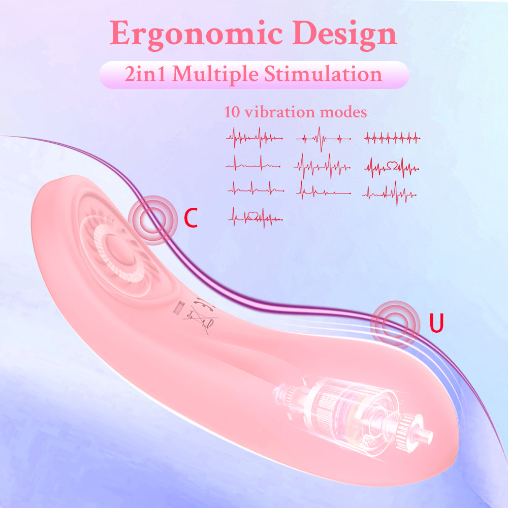Mini Vibrators for Women Female Sex Toy with Upgraded Magnetic Clip Non-Slip Panty Vibrator for Outdoor Pleasure Sex Games