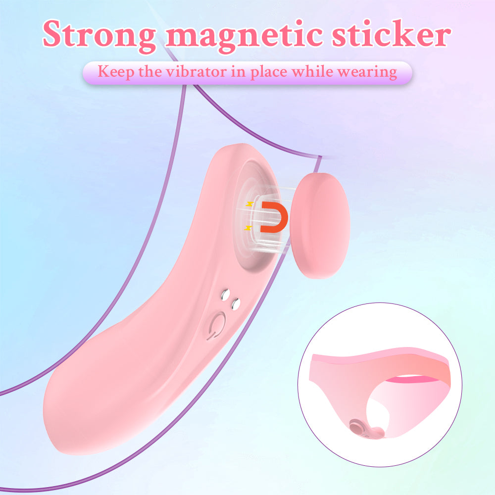 Mini Vibrators for Women Female Sex Toy with Upgraded Magnetic Clip Non-Slip Panty Vibrator for Outdoor Pleasure Sex Games