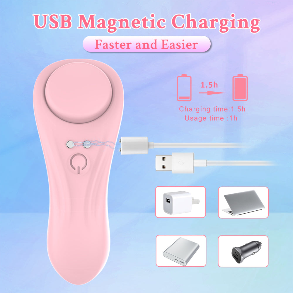 Mini Vibrators for Women Female Sex Toy with Upgraded Magnetic Clip Non-Slip Panty Vibrator for Outdoor Pleasure Sex Games