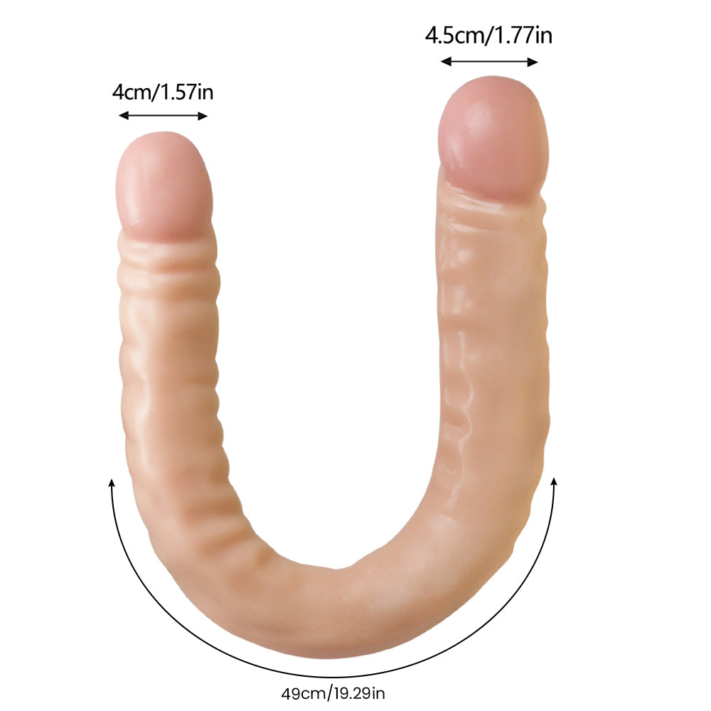 New double headed dragon gay and lesbian lesbian masturbator with anal plug in the vestibule for adults dildos for woman