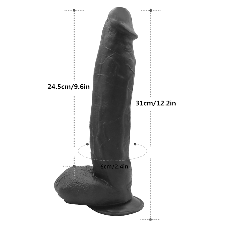 Realistic Moving Dildo Telescopic Vibrating Compact Dildo Sex Toy For Woman Masturbastion