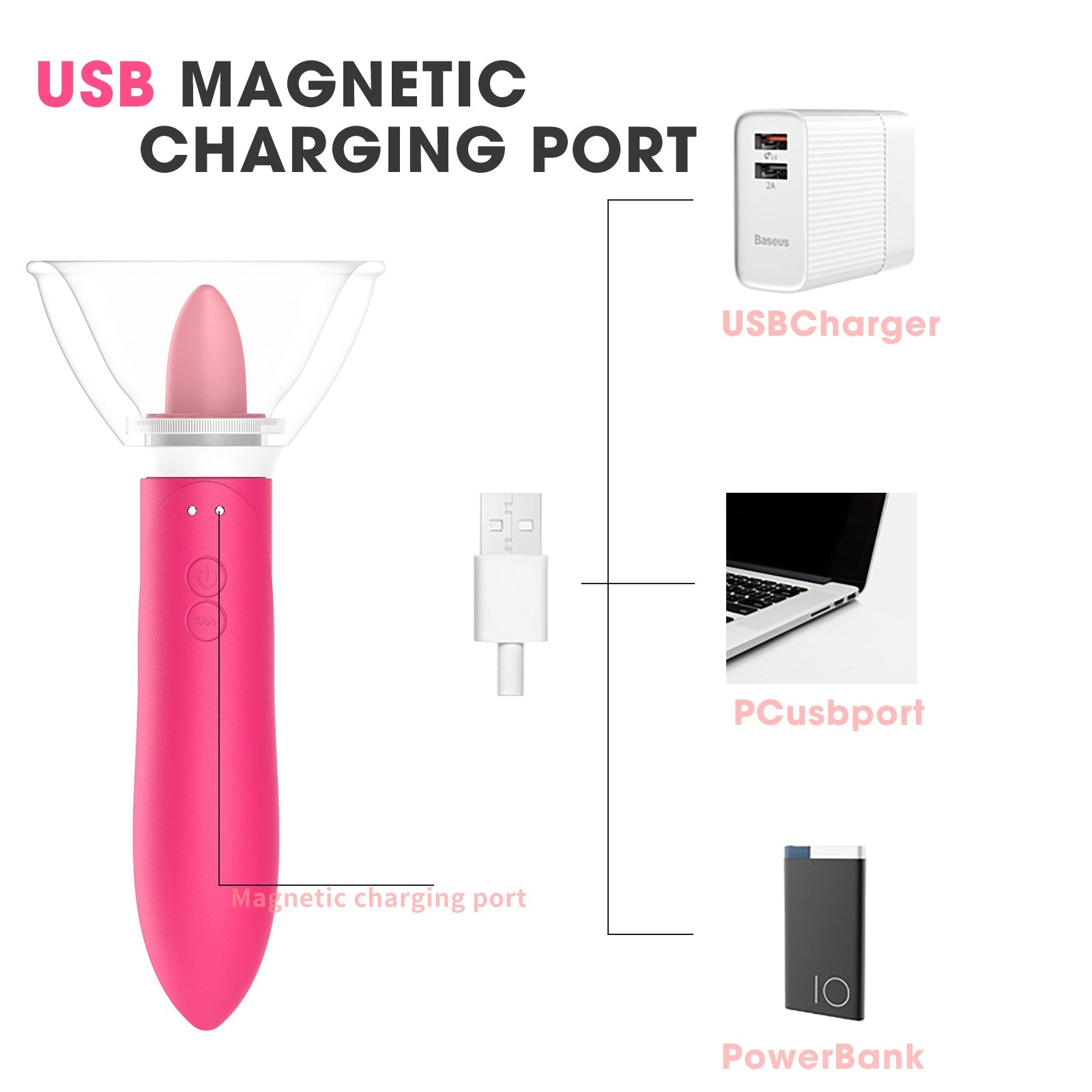 10 Vibrations 5 Licking Nipples Clit Vacuum Sucker Quick Orgasm Sucking Vibrator Magic Tongue Vibrators Adult Toys For Women