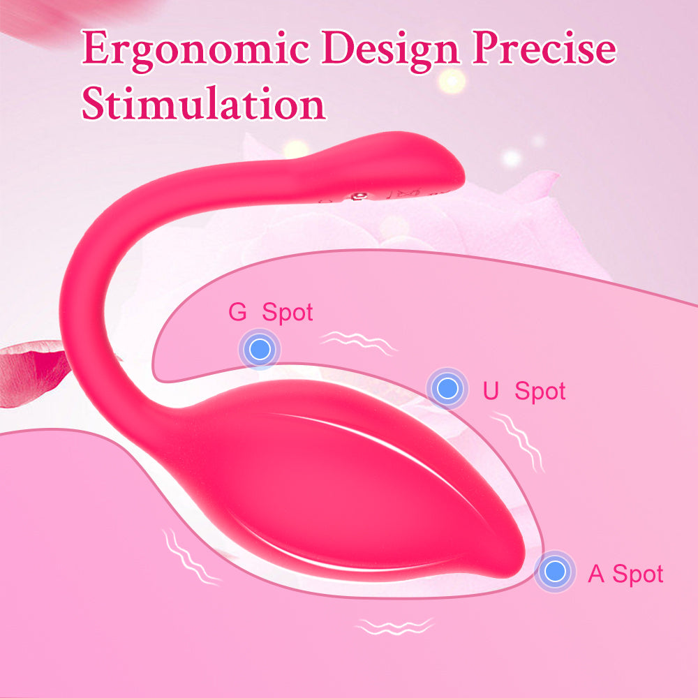APP Remote Control G-spot Panty Vibrator Long Distance Bluetooth Wearable Vibrator Chargeable Adult Sex Toys