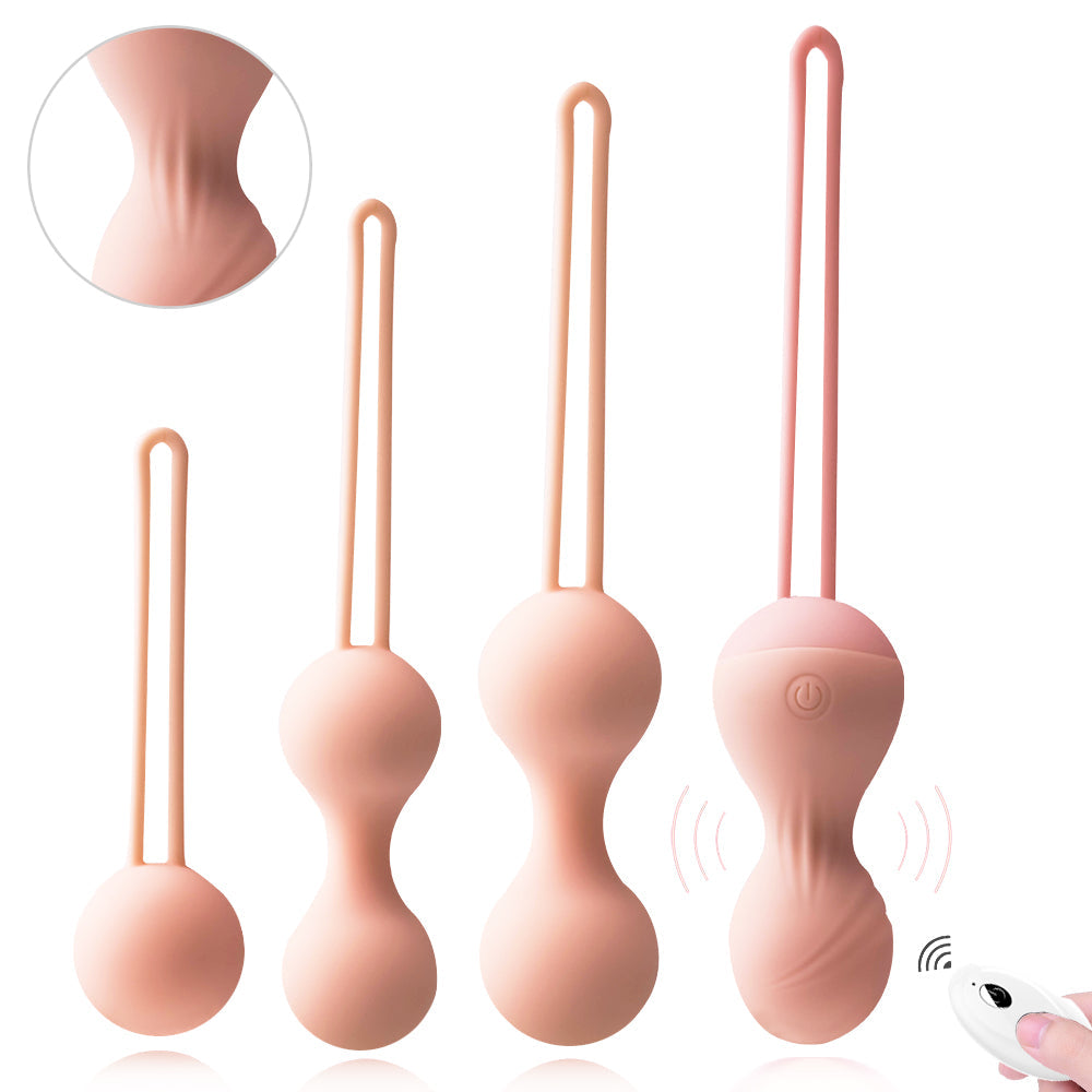 Durable Mute Design Female Vibrator Vibrating Love Eggs Kegel Exercise Balls With Remote