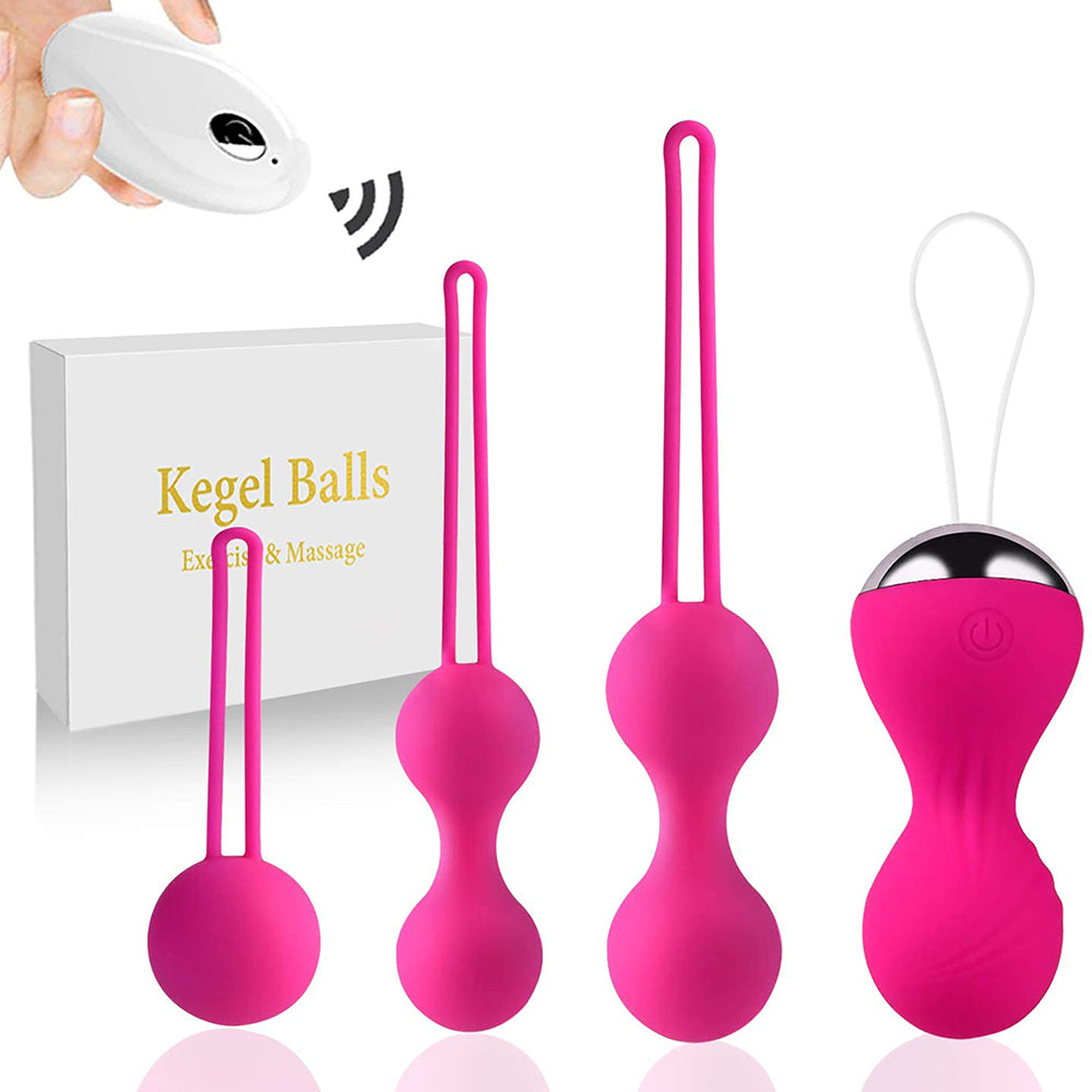 Durable Mute Design Female Vibrator Vibrating Love Eggs Kegel Exercise Balls With Remote