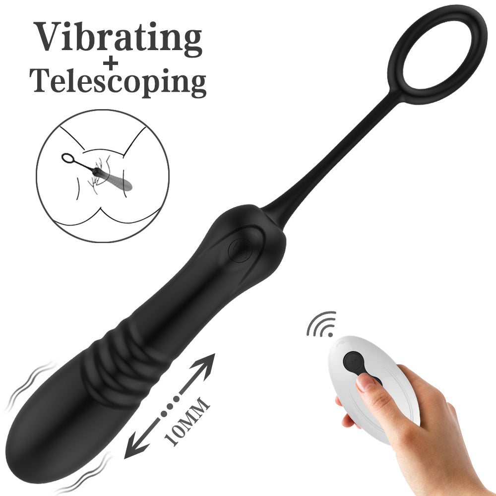10 frequency telescopic vibrating eggs jumping stick Female g spot clitoral stimulator women vibrator