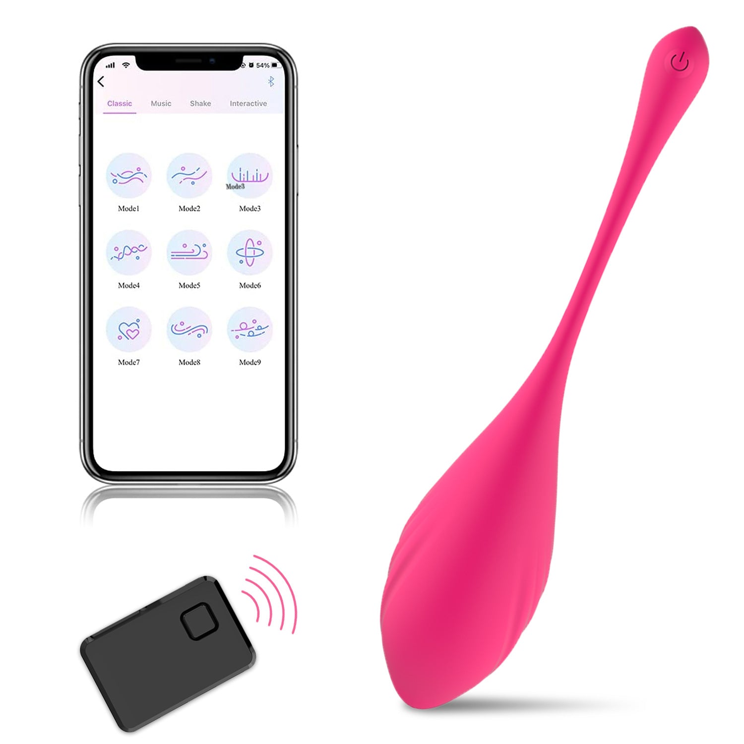 New product full coverage glue app wireless remote control vibrator women's masturbation sex adult products manufacturer