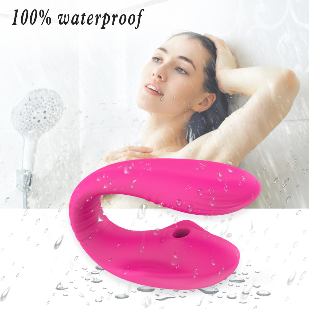 Women Wireless Remote Control Clit Clitoris Stimulator Sex Toy 5 Suction 8 Vibration Adult Waterproof Female Wearable Vibrator