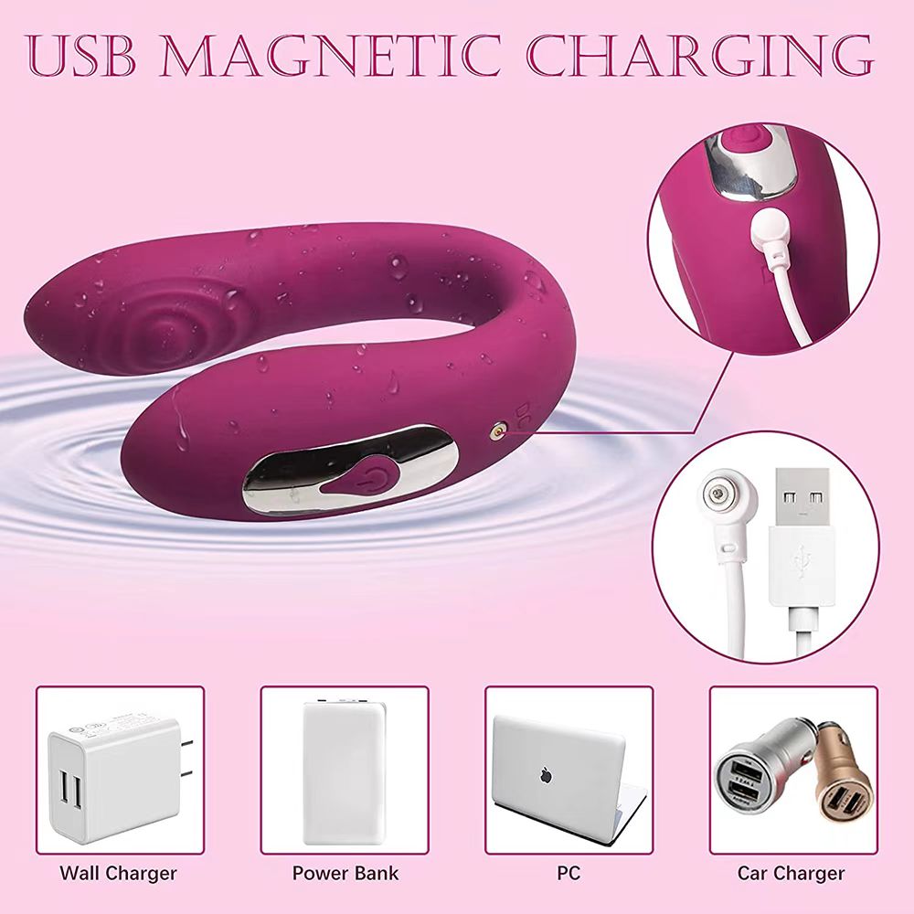 Remote Control U Shape Vibrating Panties Dual Stimulation Female Masturbation Toy Sex Couples Vibrator For Women