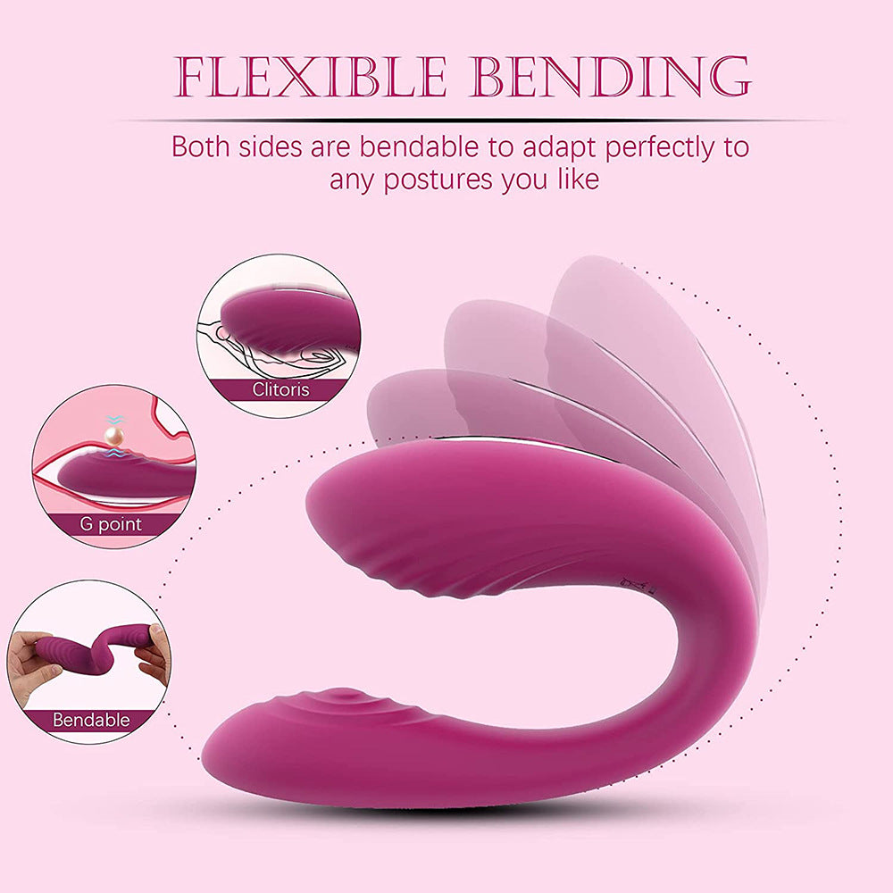 Remote Control U Shape Vibrating Panties Dual Stimulation Female Masturbation Toy Sex Couples Vibrator For Women
