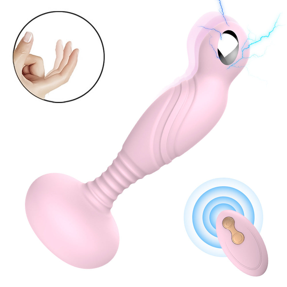 Wireless Remote Electric 10 Frequency Vibration 3 Mode Shock Butt Plug Prostata Massager Male Vibrator Anal Sex Toys