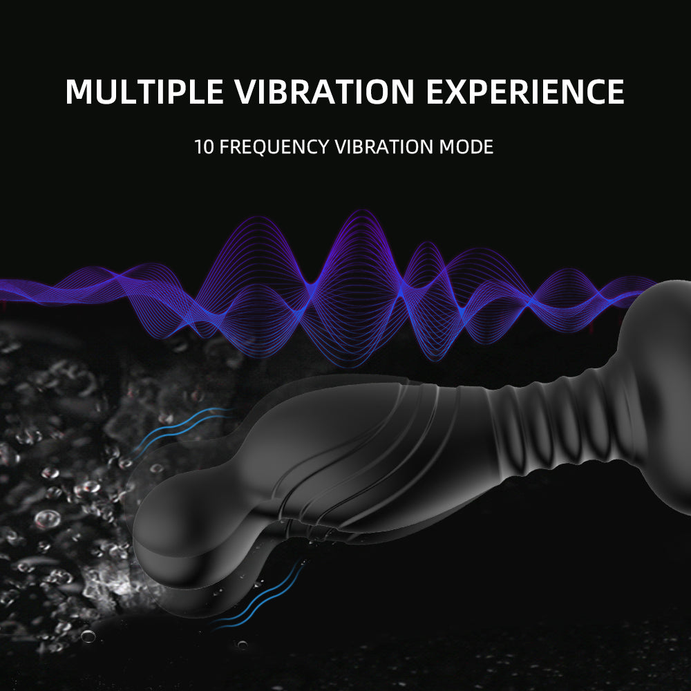 Remote Controlled 10 Flapping Vibration Anal Butt Plug Adult Toys Vibrator for Men Couple Pleasure Anal Plug Male Sex Toy