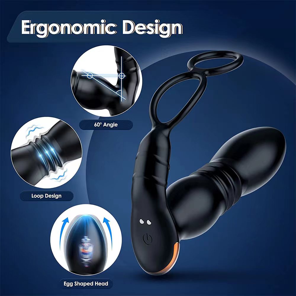 Male Prostate Massager Anal Stimulation G-spot APP Control Vibrator With 8 Vibration 8 Modes Anal Plug Vibrating