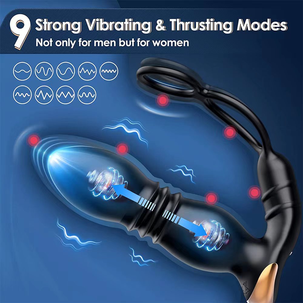 Male Prostate Massager Anal Stimulation G-spot APP Control Vibrator With 8 Vibration 8 Modes Anal Plug Vibrating