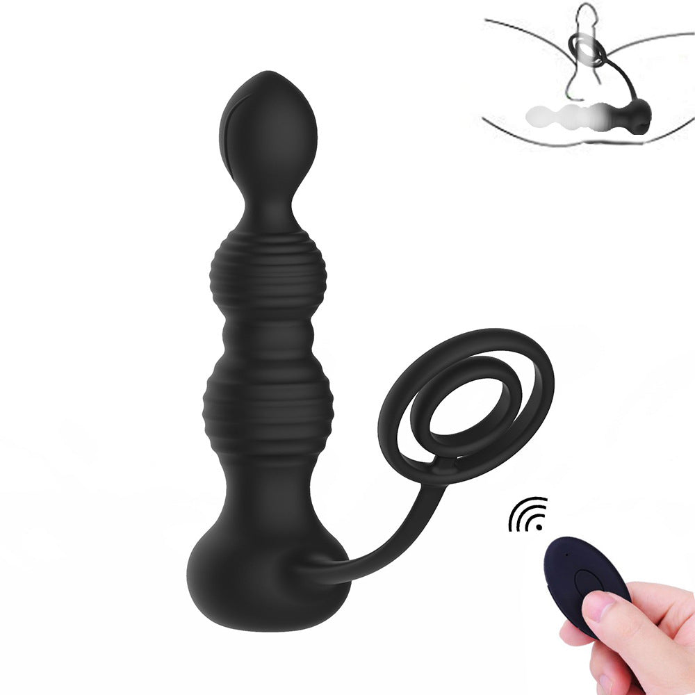 Anal masturbation butt plug wireless remote control 10 Frequency vibration prostate massager for men and women