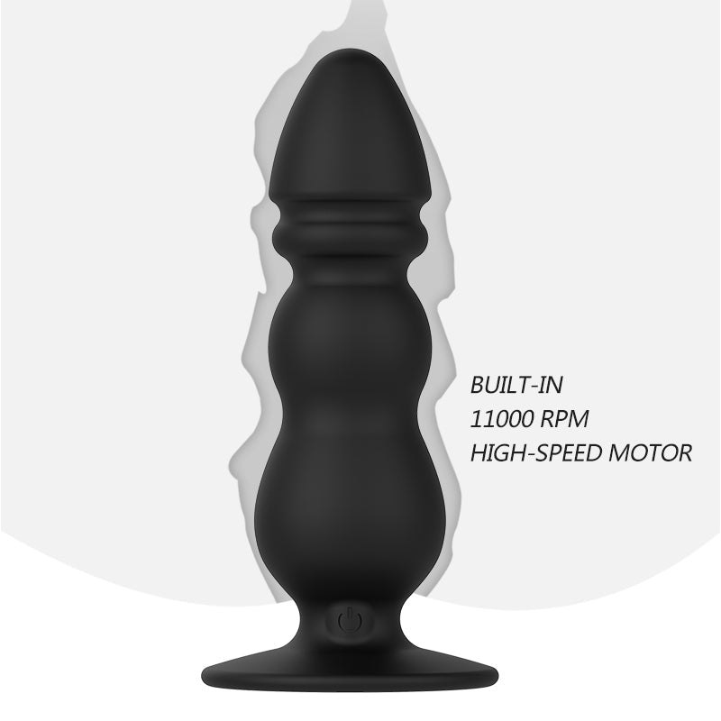 New silicone anal plug vibrator massage device insert anus vibrator massage women and man butt plug