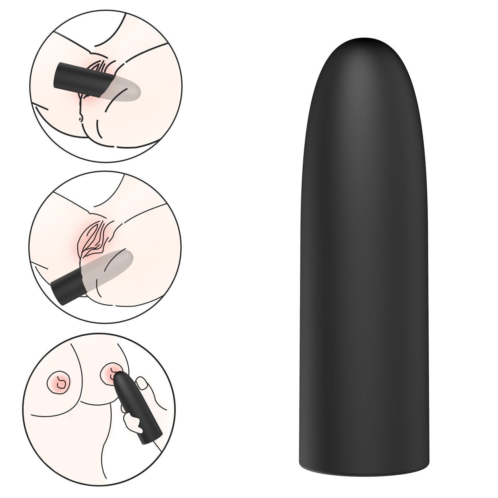 Anal Clitoris Stimulation G Spot Vibrating 10 Modes Rechargeable Bullet Wireless Remote Control Vibrator Egg for Women Sex Toy