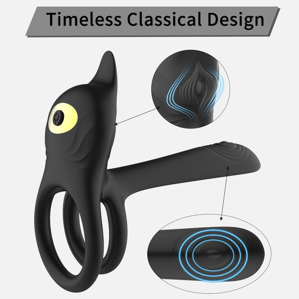 Vibrating Cock Ring, Sex Toys for Couples with 10 Vibration Mode Penis Ring Erection, Male Sex Toys Cock Rings Sex toys couples Men & Women Thrusting