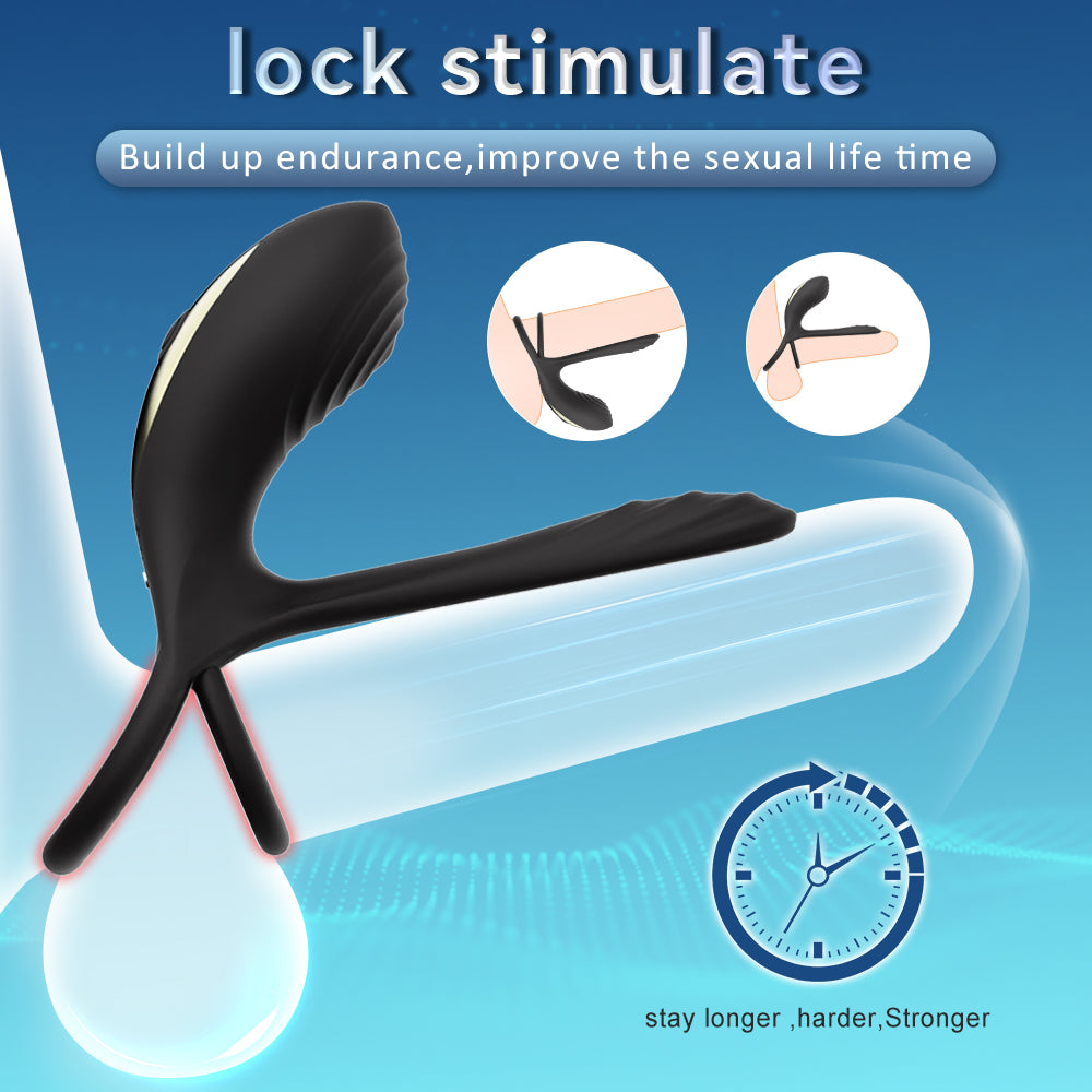 Adult toy sperm locking ring remote control electric locking sperm ring silicone stimulation couple sharing vibration ring