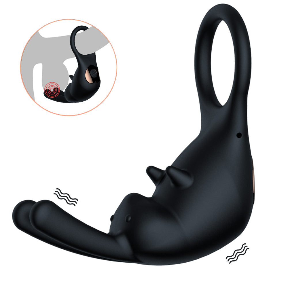 Men's Wireless Remote Control Sperm Lock Ring Couple Shock Stimulation Male and Female Flirting and climax Shock Ring