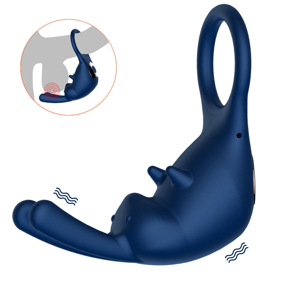 Men's Wireless Remote Control Sperm Lock Ring Couple Shock Stimulation Male and Female Flirting and climax Shock Ring