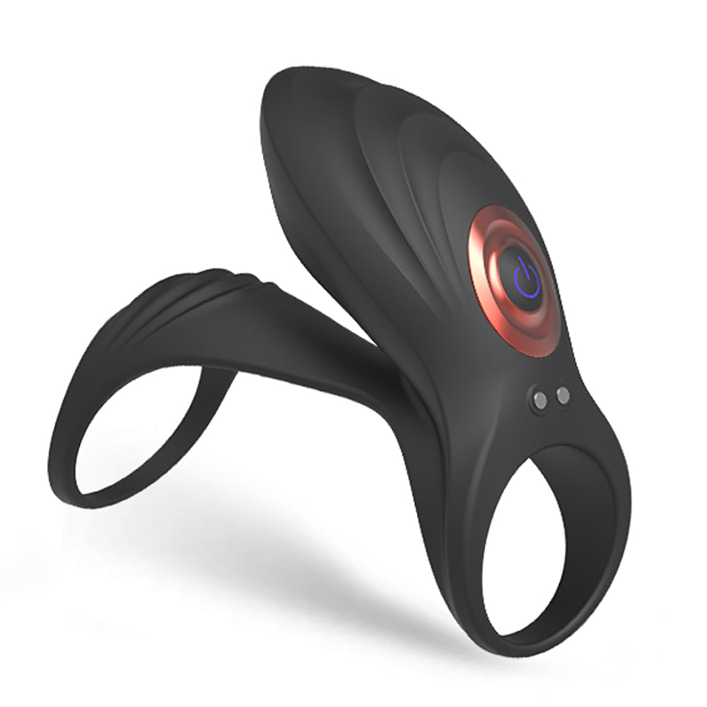 Remote Control Electric Silicone Locking Cum Ring Sleeve Clitoral Stimulation Couple Sharing Vibrating Ring Adult Products