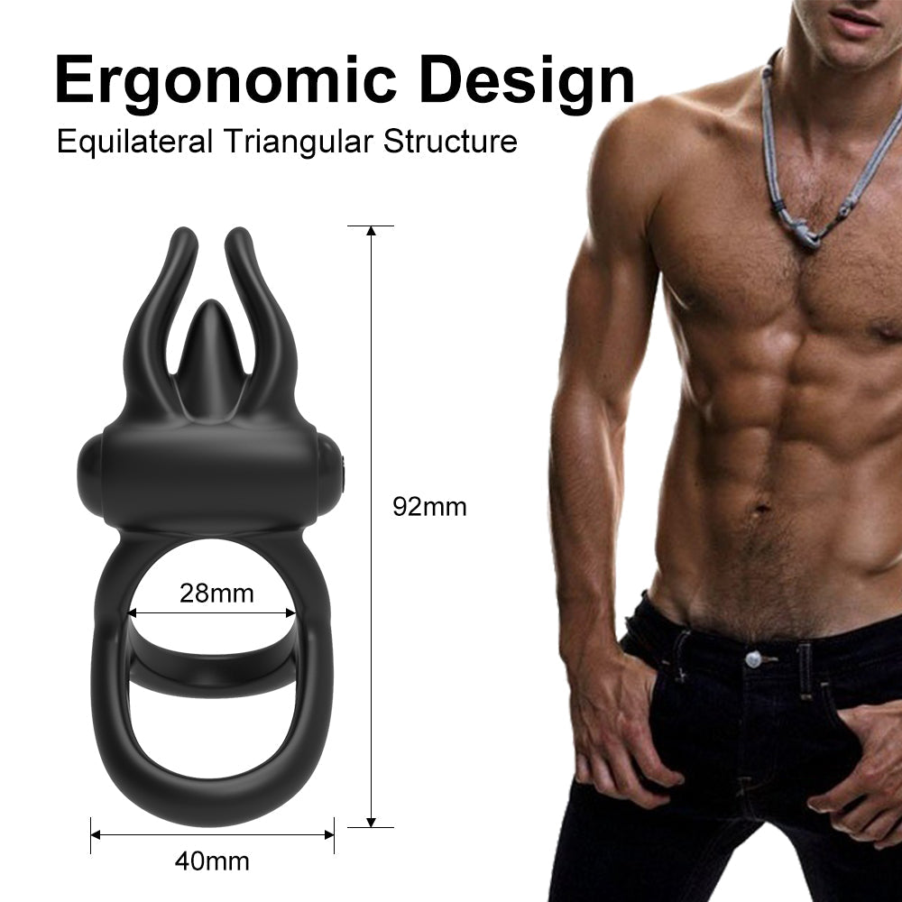 Male Wear Stimulation Products Lock Vibrating Female Silicone Delay Sperm Locking Ring