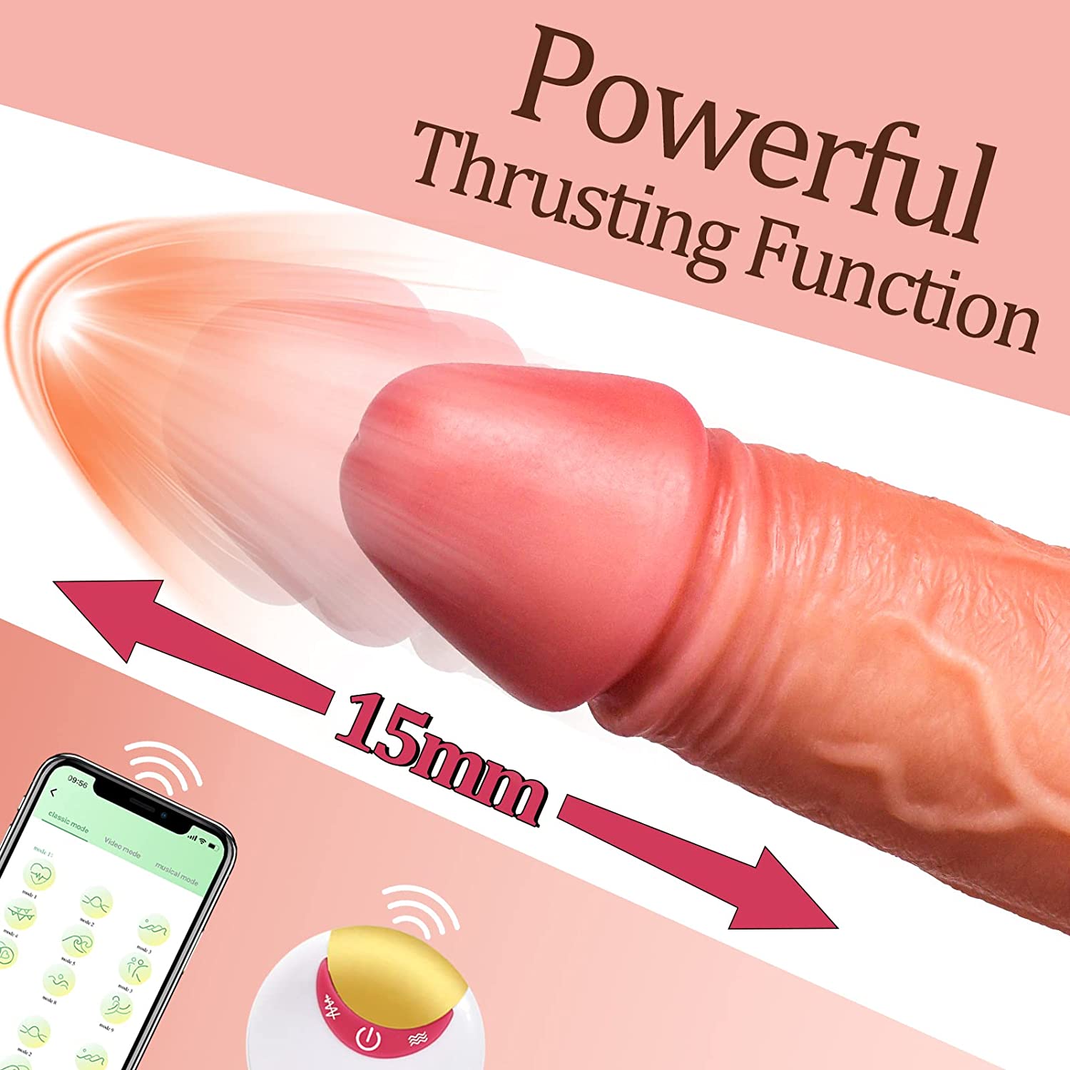 APP Control Realistic Dildo Sex Handheld Dildo Erotic Large Dildo High Quality For Women Sexy