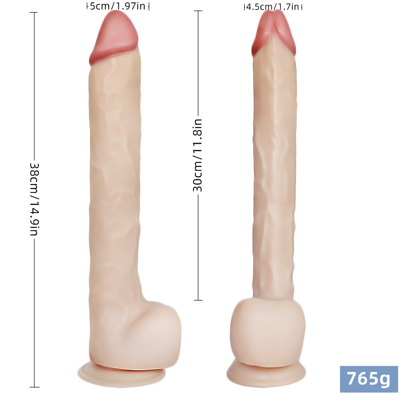 Hot-Selling Adult Toys Silicone Adult Toys Pleasure Gifts Realistic Soft Silicone Base Dildo