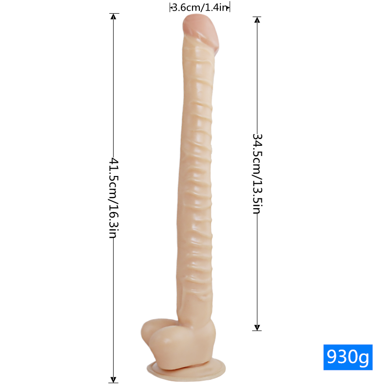 High-quality PVC Real Man Dildo with Suction Cup Erotic Toys Soft Flesh Color for Female sex toys