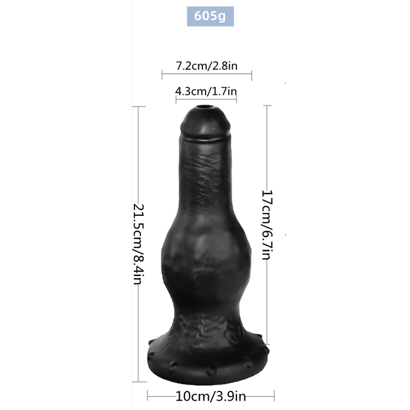 Animal Dildo Silicone Realistic Dildo Suction Cup Anal Knot Huge Butt Plug Sex Toy For Women