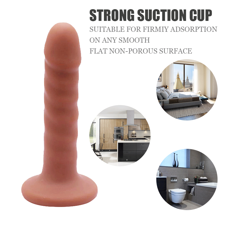 Liquid Silicone Dildo – 6.9" Total Length | Slim Single-Layer Design