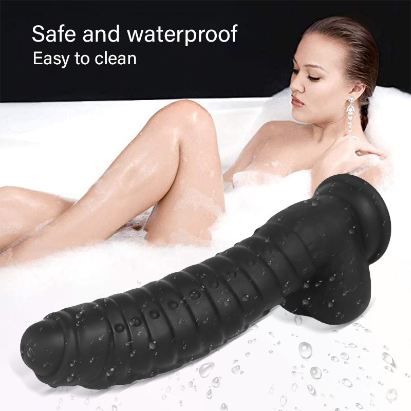 Single-Layer Liquid Silicone Dildo – 8.66" Total Length | Soft & Realistic