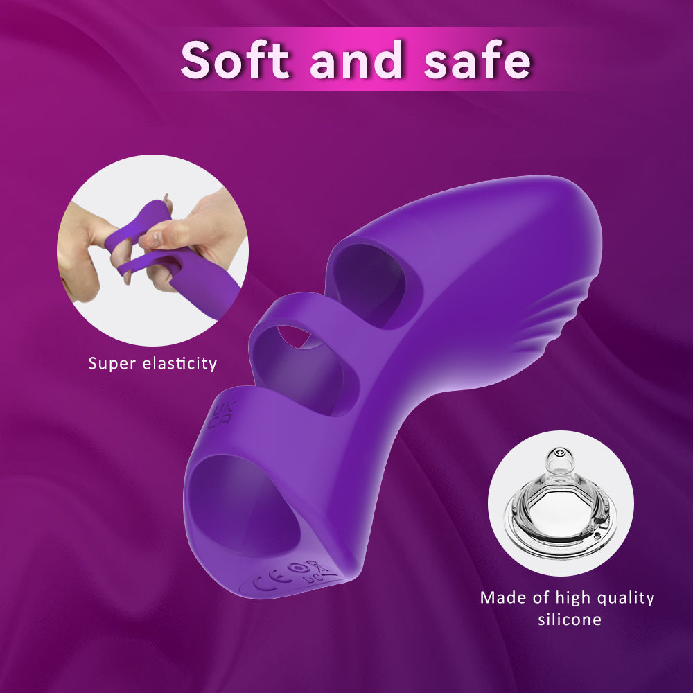 Electric Sex Toy Mini Finger Vibrator With Double Motors Clitoris G Spot Massager Egg Vibrator Toys For Women
