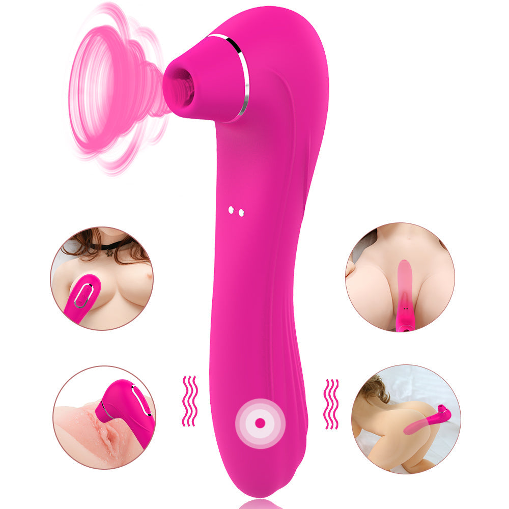 Magnetic Rechargeable Waterproof clitoris stimulate vibrator tongue oral suction vibrator female toys sex vibrator