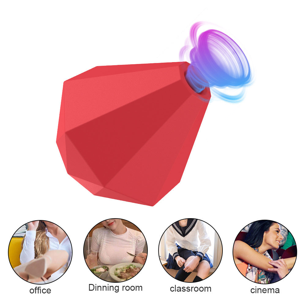 pacifier silicone magnetic suction charging suction sex toy diamond mini sucking vibrator