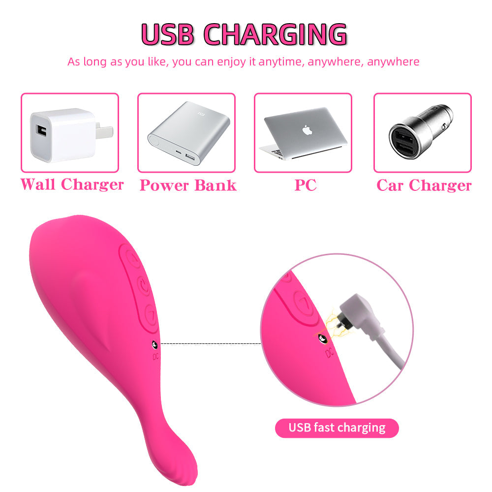 Noiseless Sub Clitoral Vibe Remote Control Vibration Clitoral Lover Vibe For Women