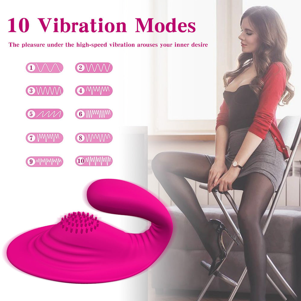Mini Couple Vibrator Wireless Remote Wearable Masturbator u-Shape Clitoral Suck Butterfly Vibrator Couple Vibrator